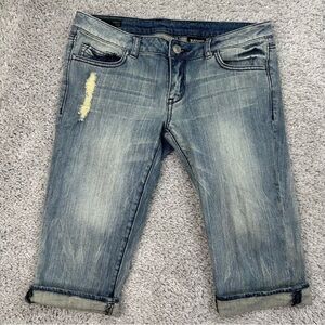 Buffalo David Bitton Jeans Womens 28 Audrey Regular Rise Stretch Distressed